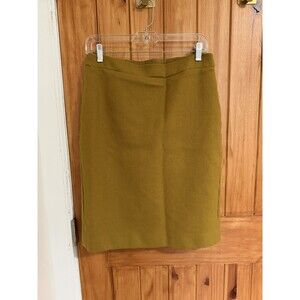 J. Crew 100% Wool Pencil Skirt Knee Length Size US10 Preppy Classy